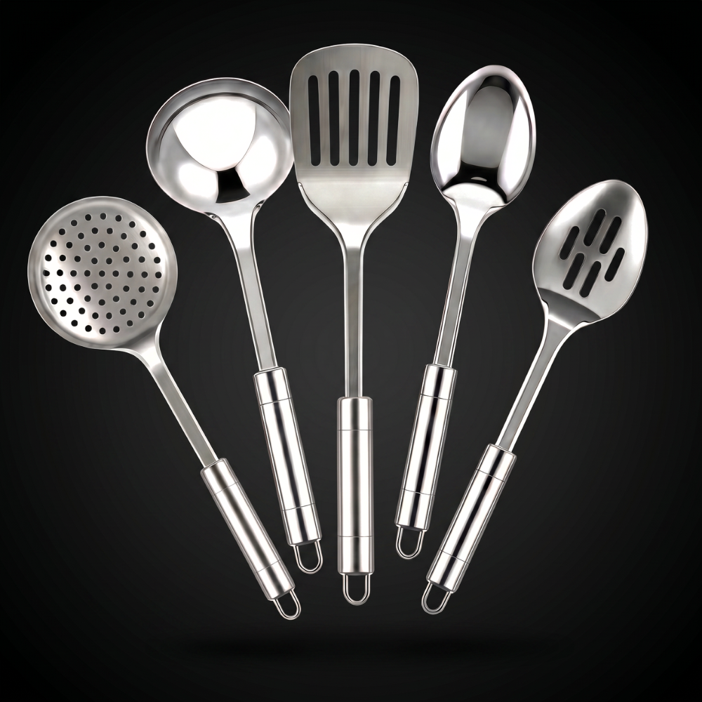 5-Piece Stainless Steel Utensil Set